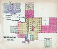West-Point, Wisner, Crawfordisville Add. to Westpoint, Nebraska State Atlas 1885